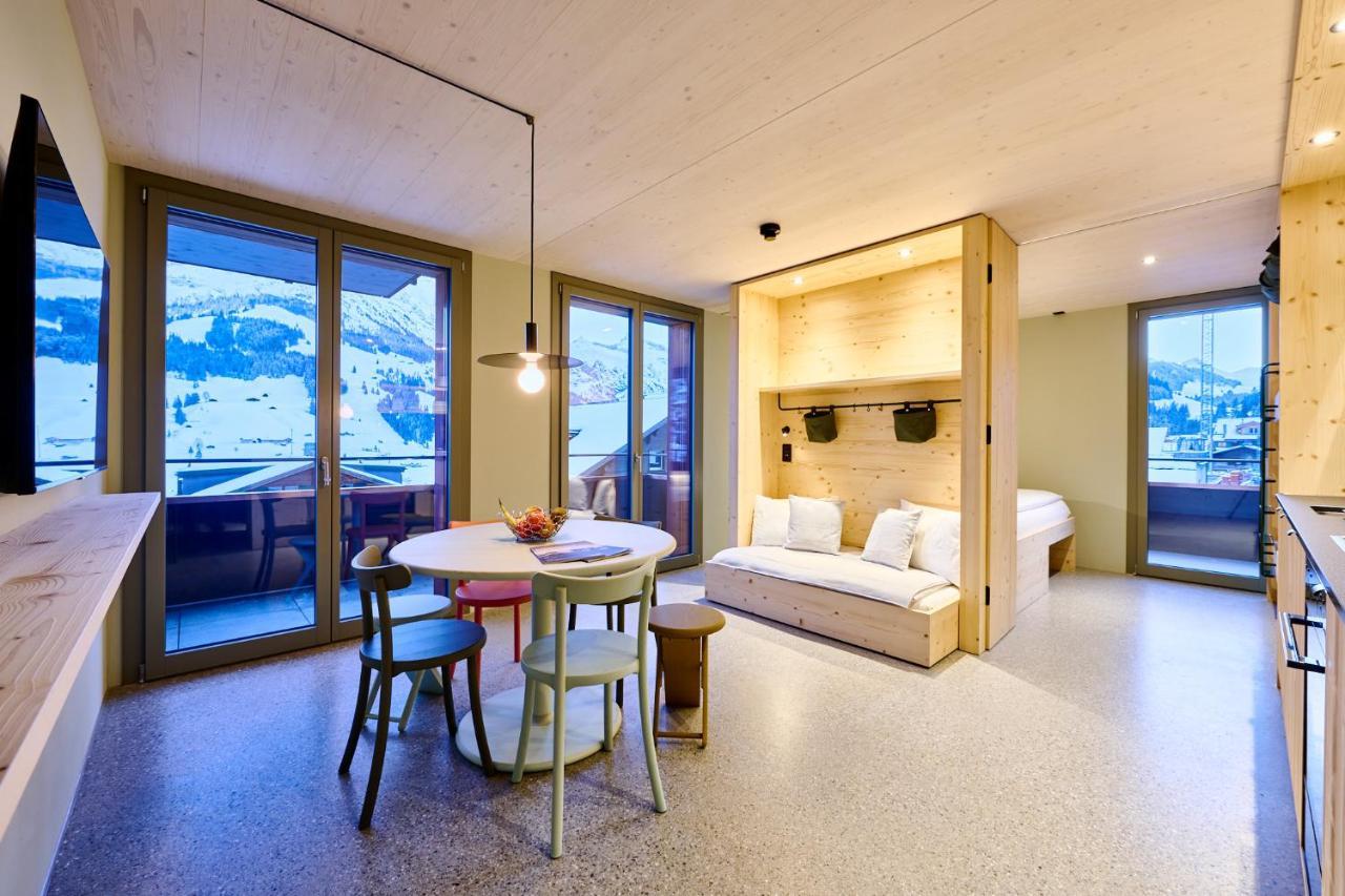 Apart Hotel Adelboden Am Dorfplatz Buitenkant foto